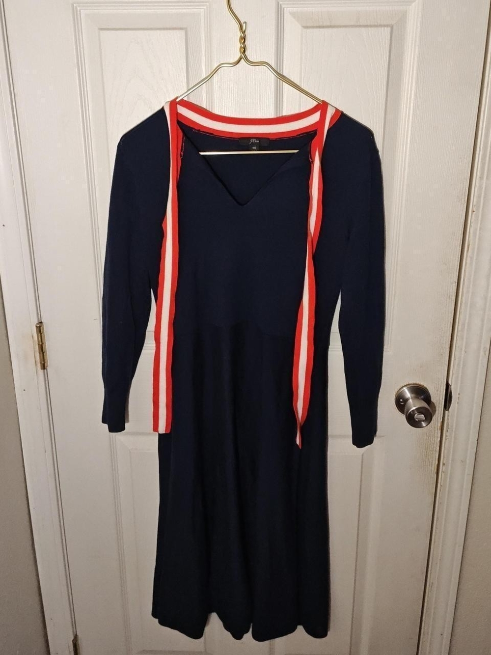 J.Crew Navy Blue Merino Sweater Dress